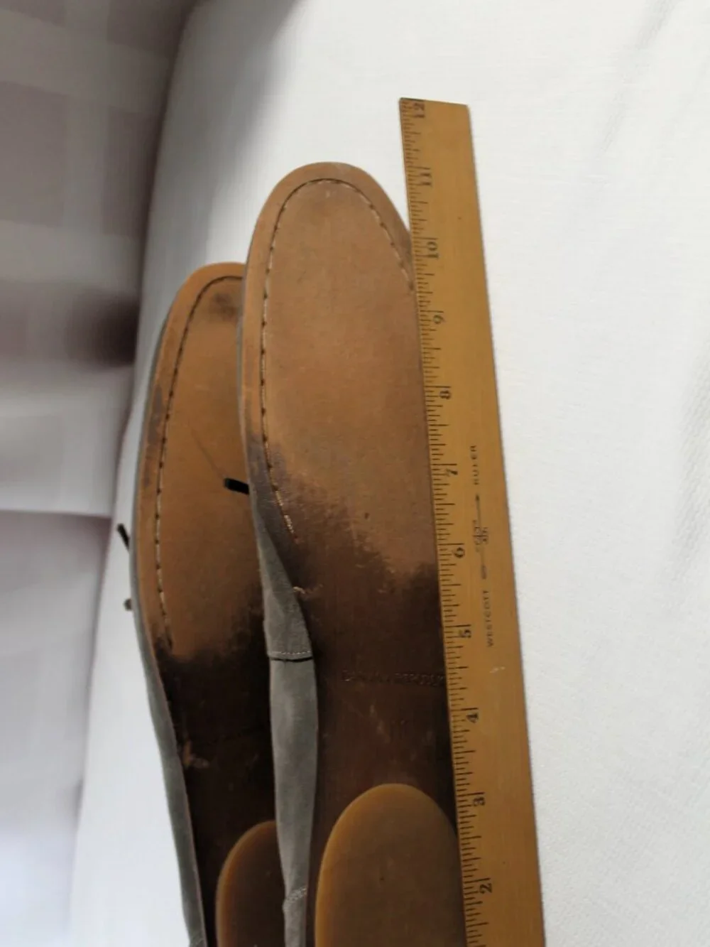 Men's Banana Republic Italian Leather Suede Moccasin Loafers Size 11M